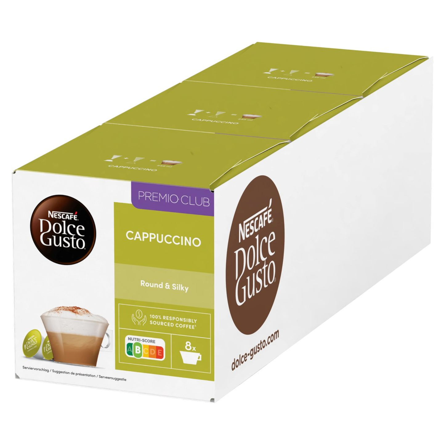 Nescafe Dolce Gusto cappuccino (3x 16 cups)