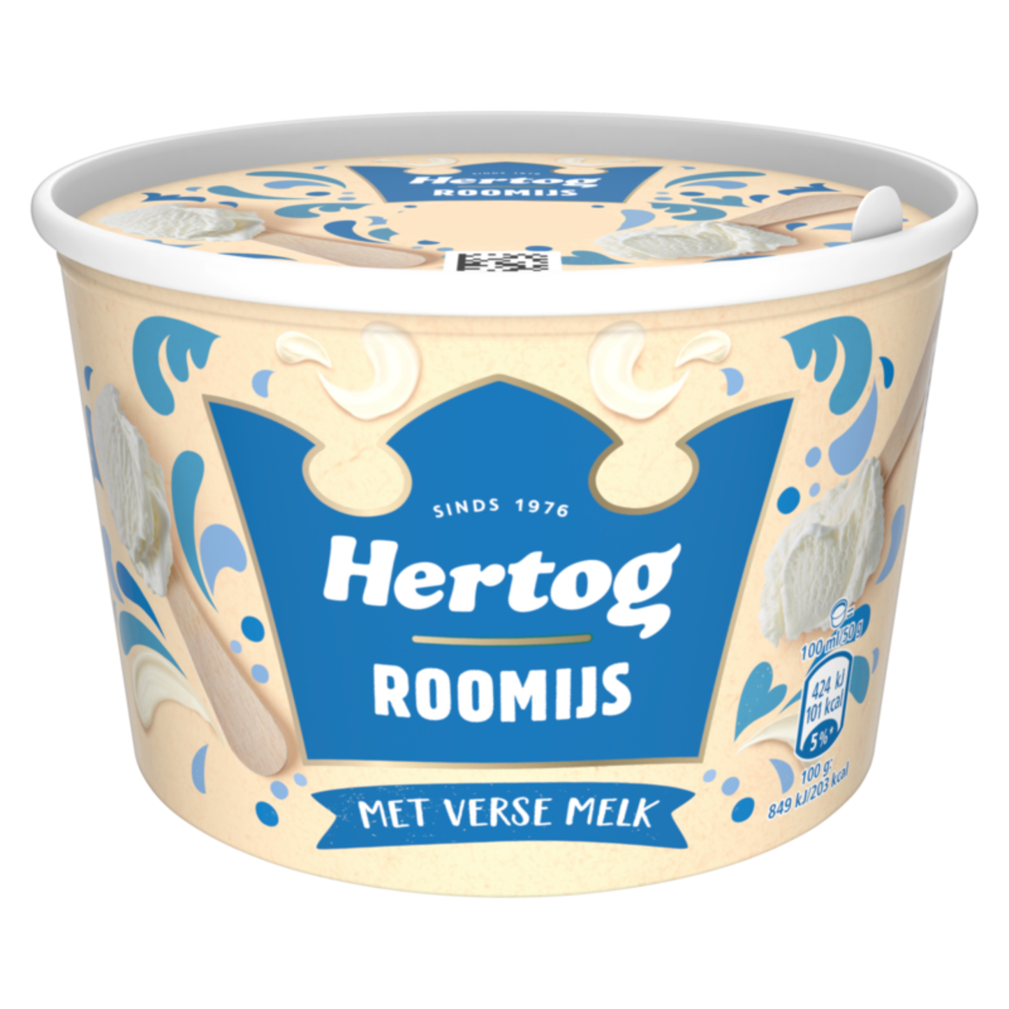 Hertog Ola roomijs speciaal beker (24x 100 ml)