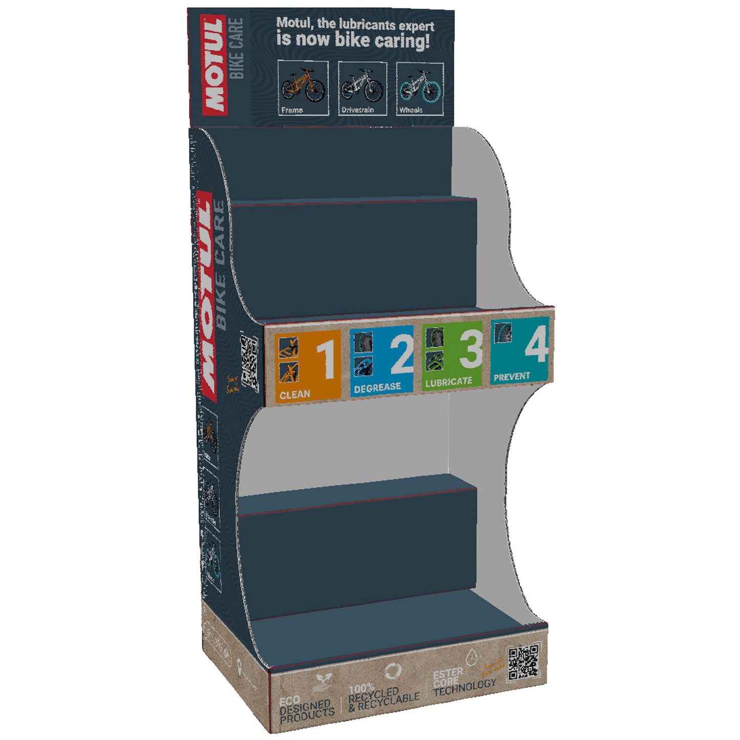 Motul counterdisplay karton (leeg)