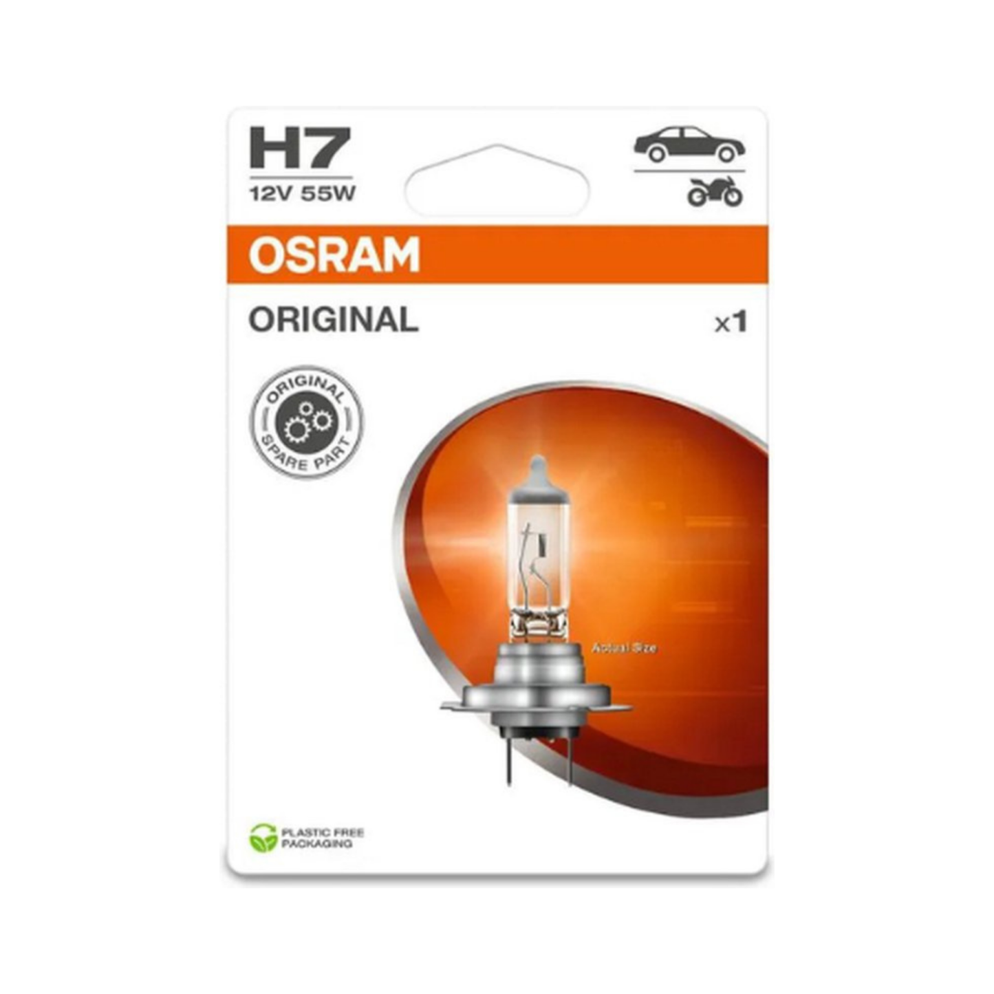 Osram koplamp-lamp 55w - px26d - h7 (12v)