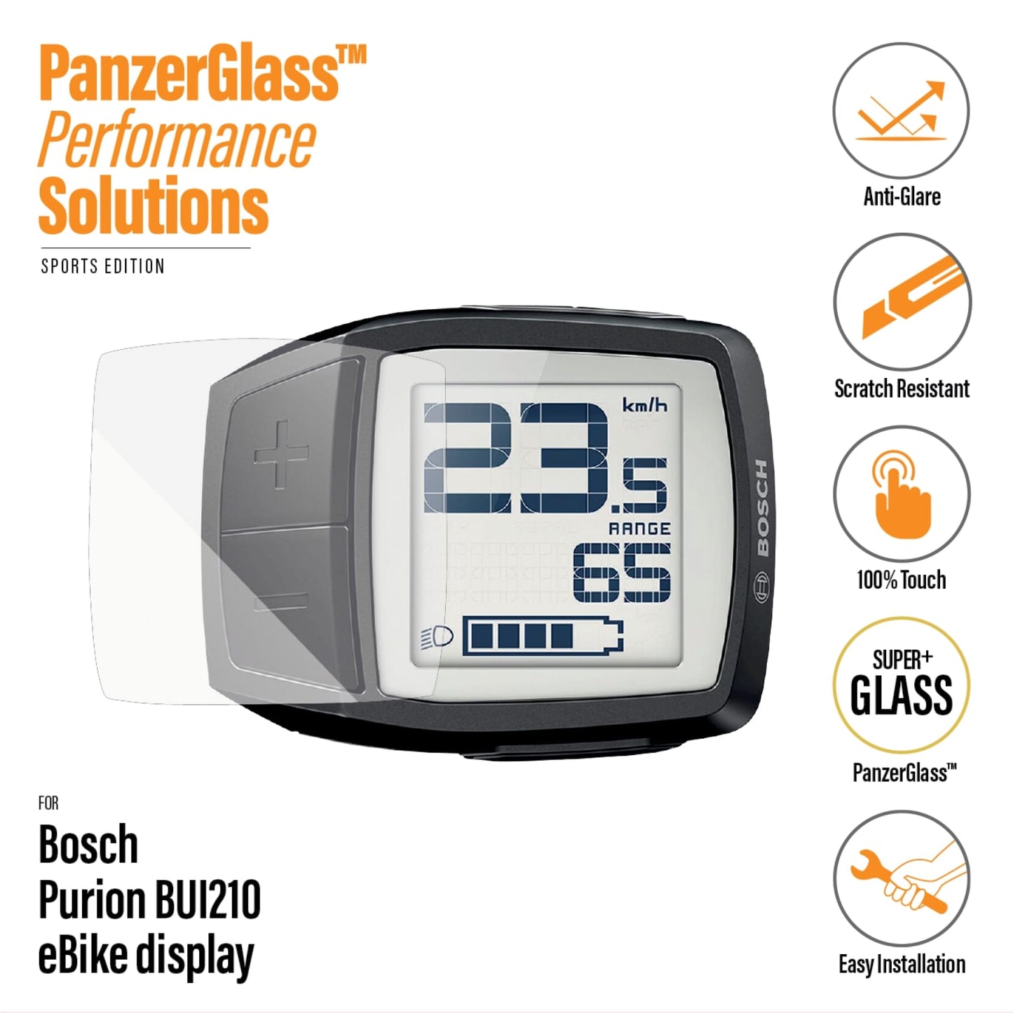 PanzerGlass screenprotect bosch intuvia bui 210 anti reflectie