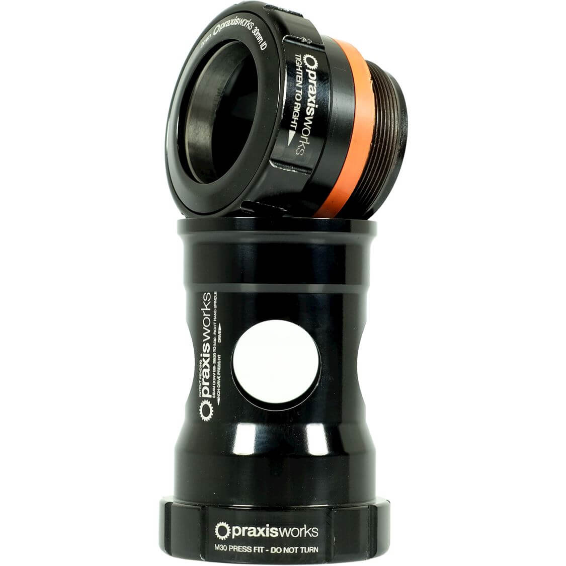 Praxis trapas adapter m30 bb30 pf30 mtb 73mm