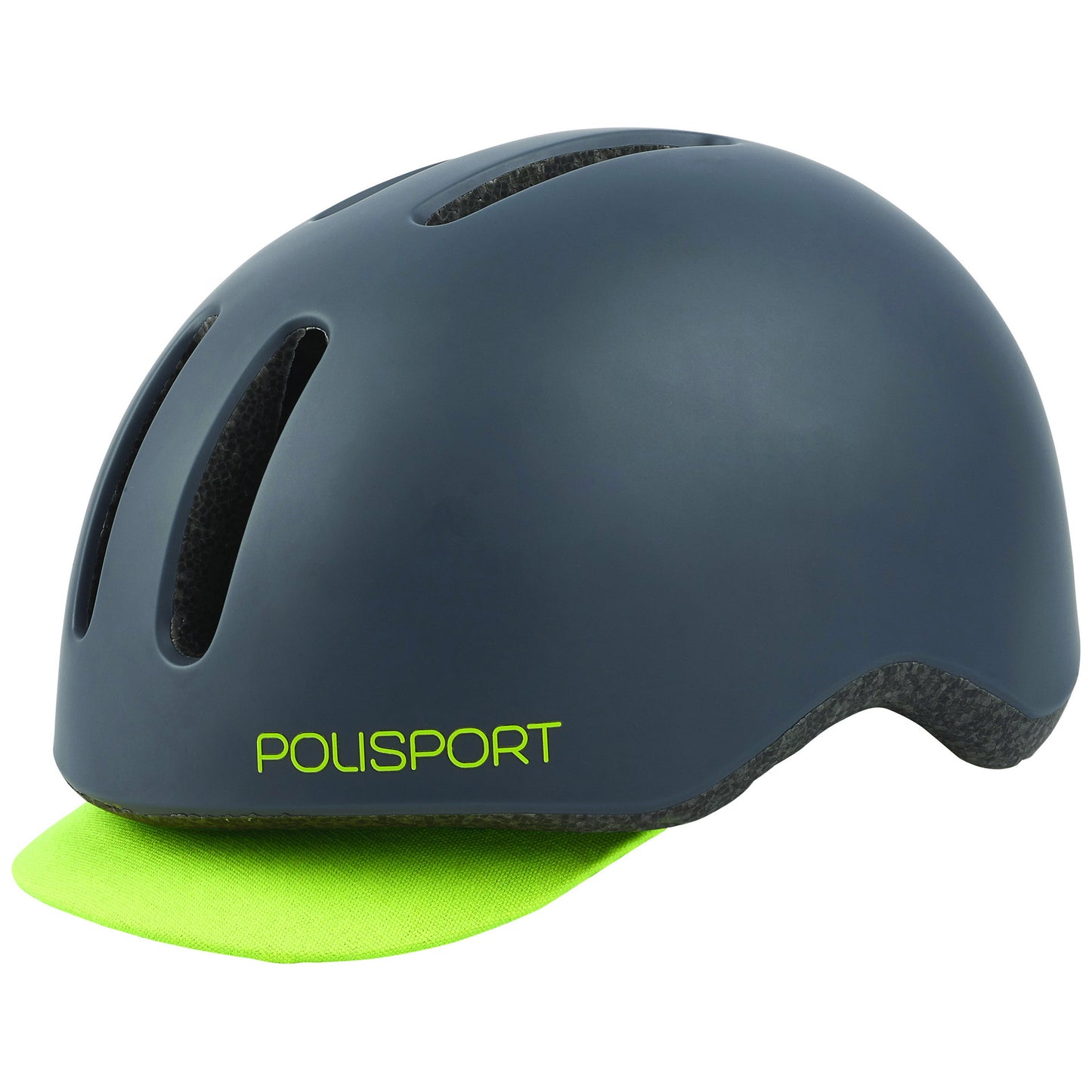 Polisport helm Commuter mat grijs fluo geel L 58-61cm