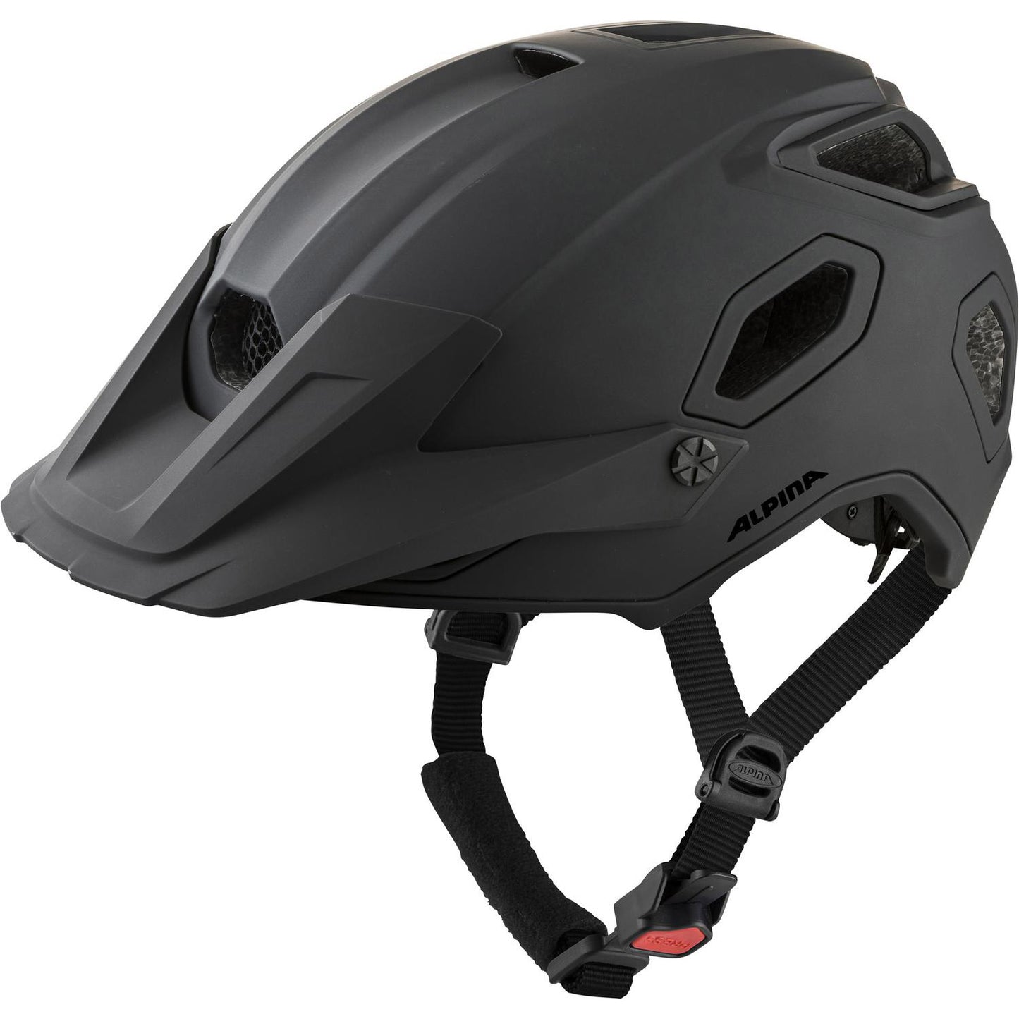 Alpina sports mtb helm comox 52-57 mat zwart