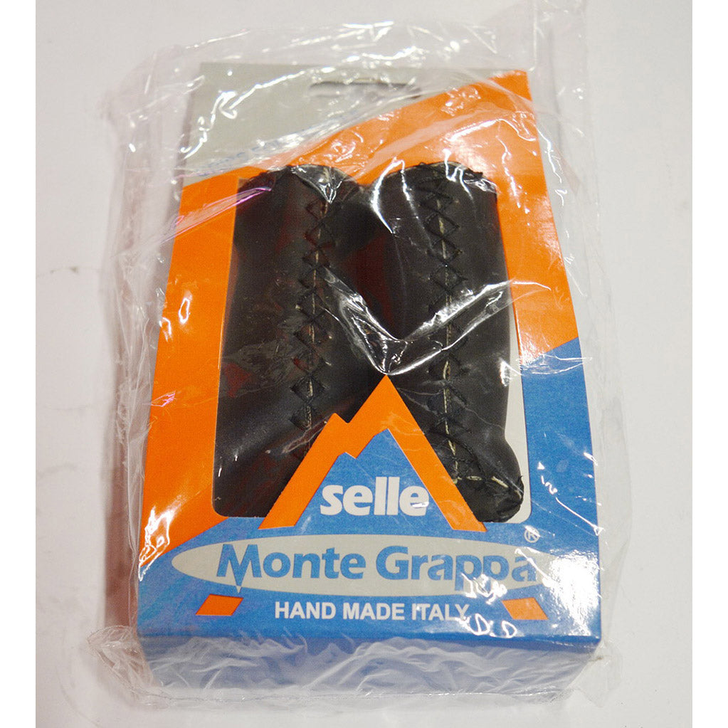 Monte Grappa handvatset skai cucite 90 120mm zwart