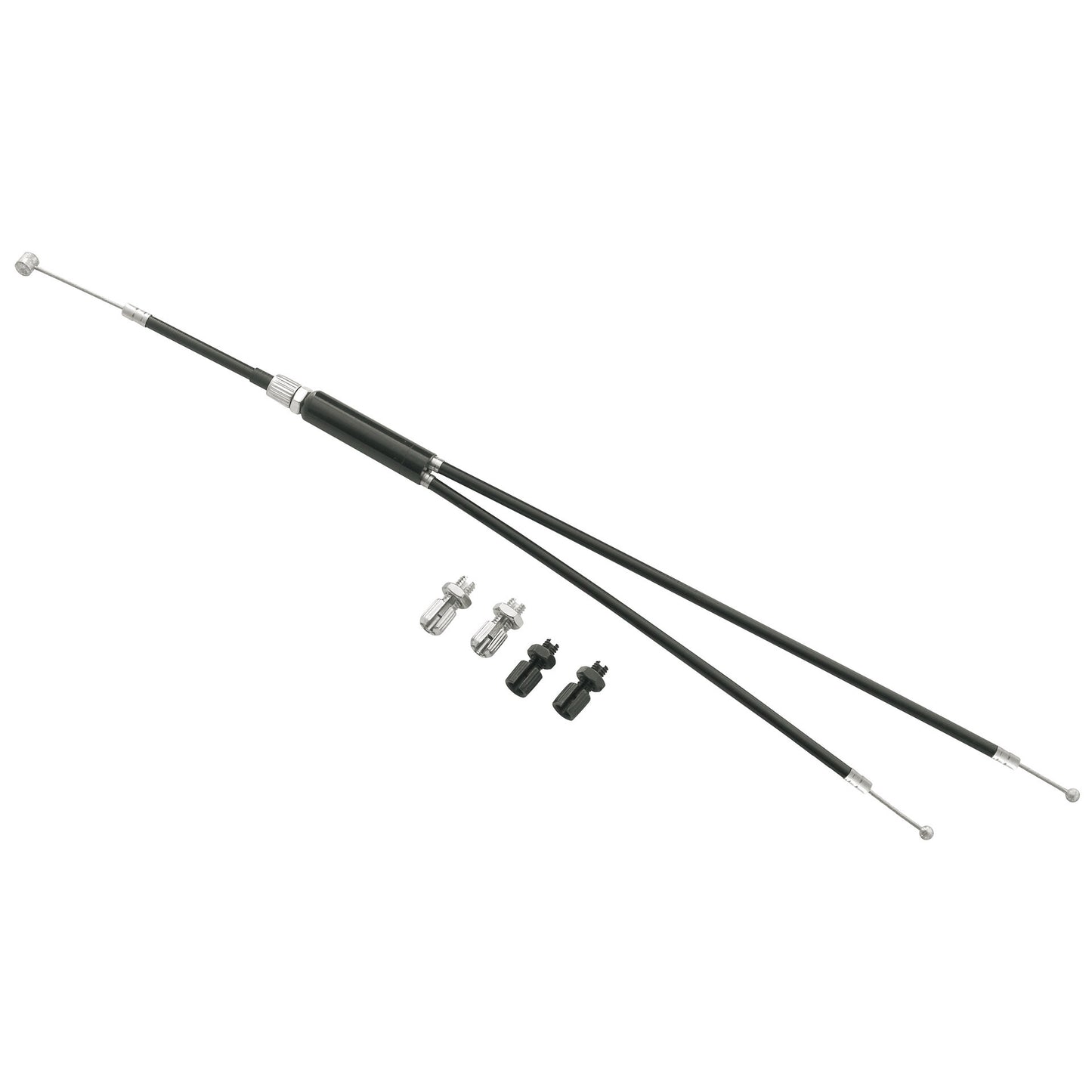 VWP bmx boven remkabel cpl. m stelb. 390mm zwart freestyle