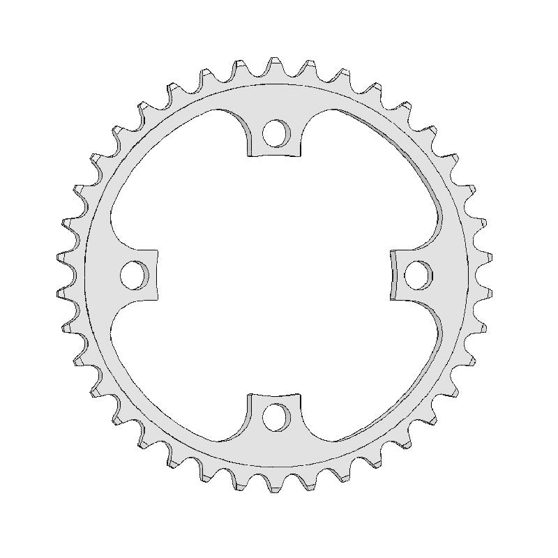 ESJOT tandwiel re bosch,yamaha bafang,brose 1 2x3 32 alu 38t