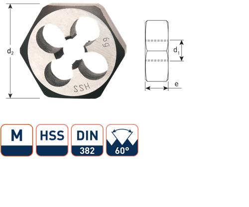 Rotec Zeskant snijmoer m16 din382 hss