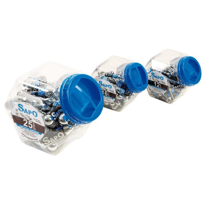 SapO co2-patronen 12gr. container (60st.)