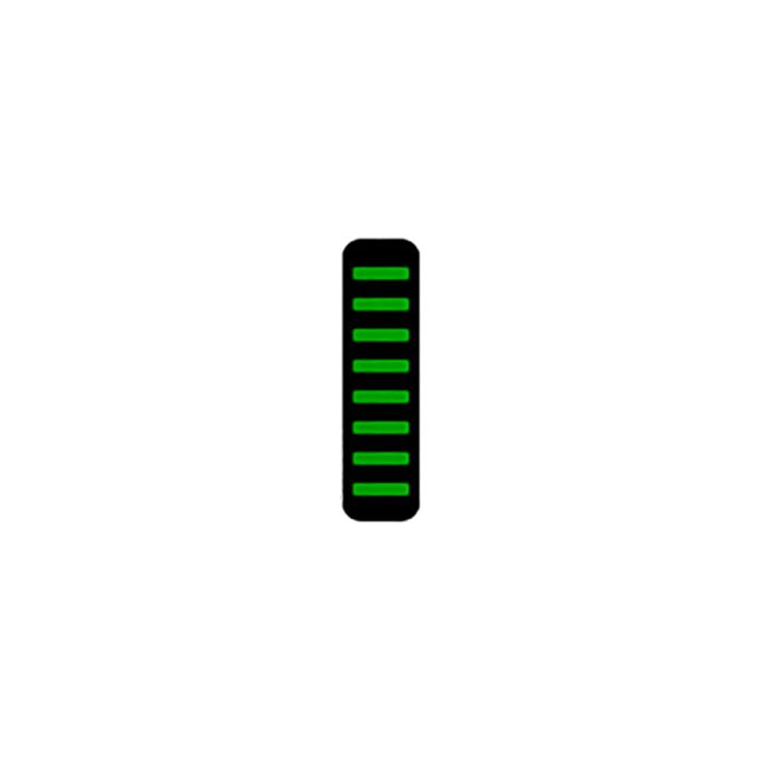 RRP Proguard cable tie - rear - sticker - green