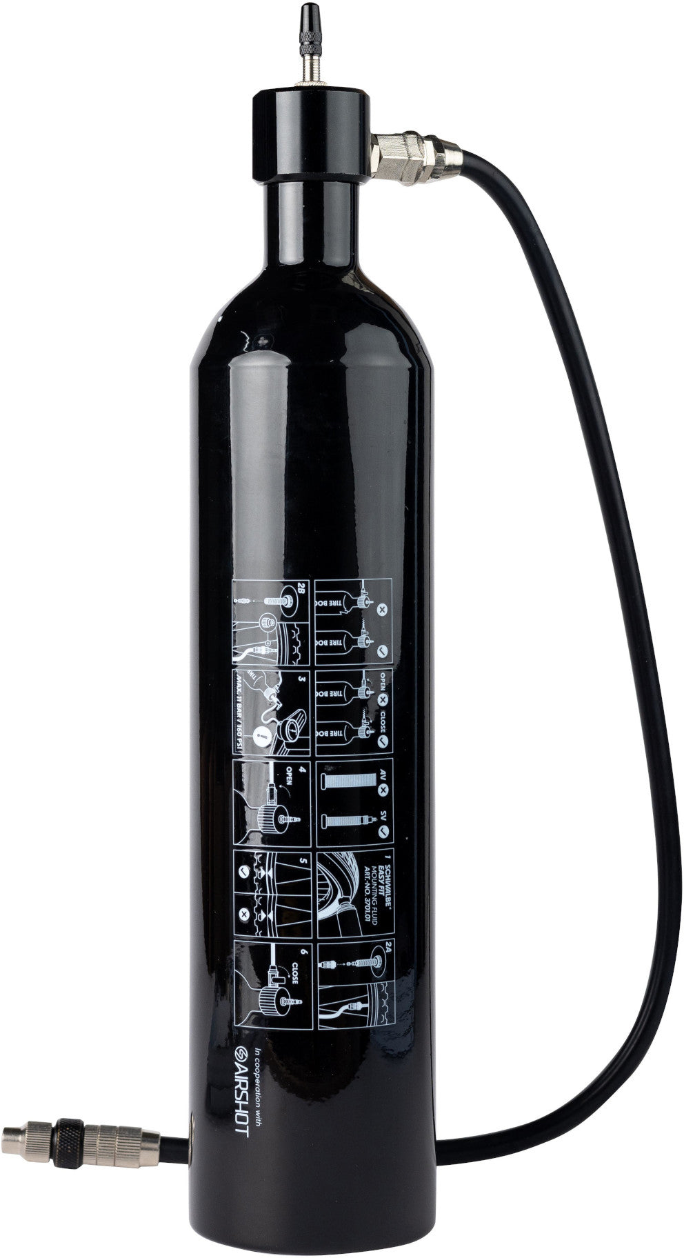 SCHWALBE pomp tubeless banden tire booster 11bar fv