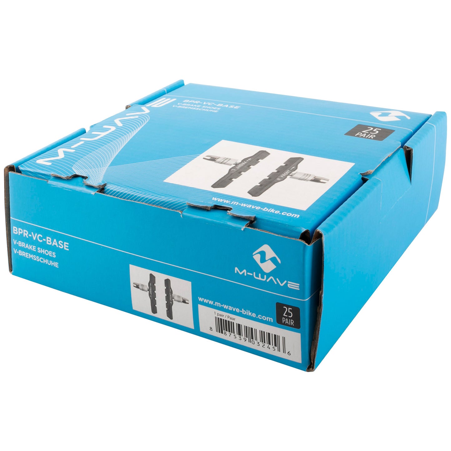 M-Wave v-brake remblokken dik werkplaats (25 paar)