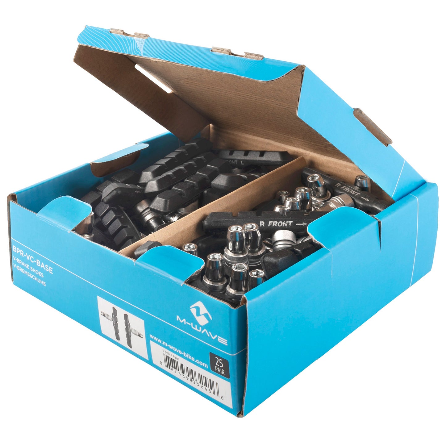 M-Wave v-brake remblokken dik werkplaats (25 paar)