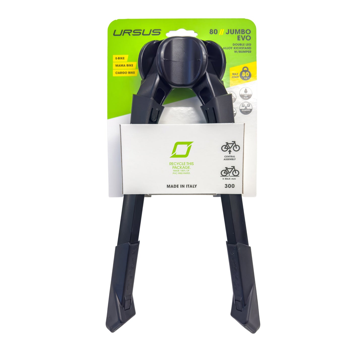 Ursus middenstandaard dubbel jumbo evo 28 300mm zwart
