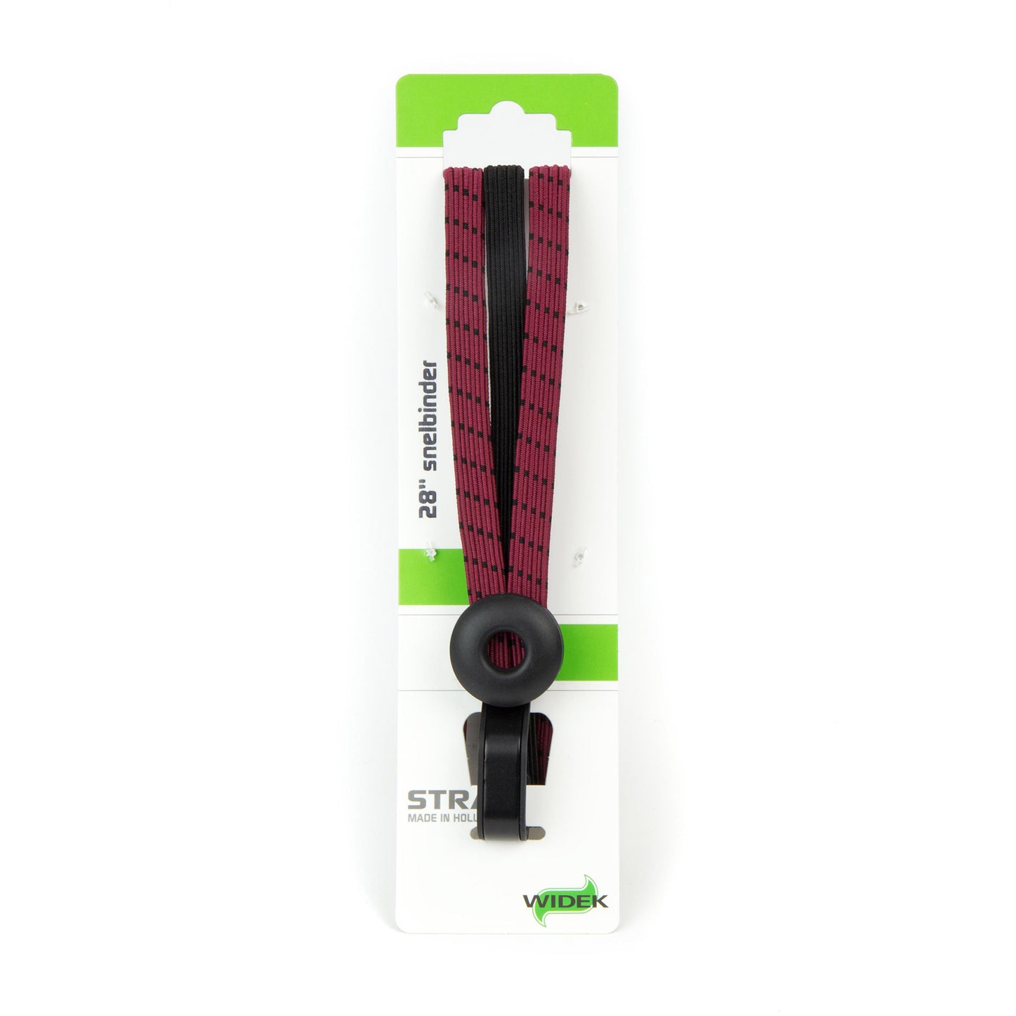 Widek triobinder eye met haak 3x12mm zwart bordeaux