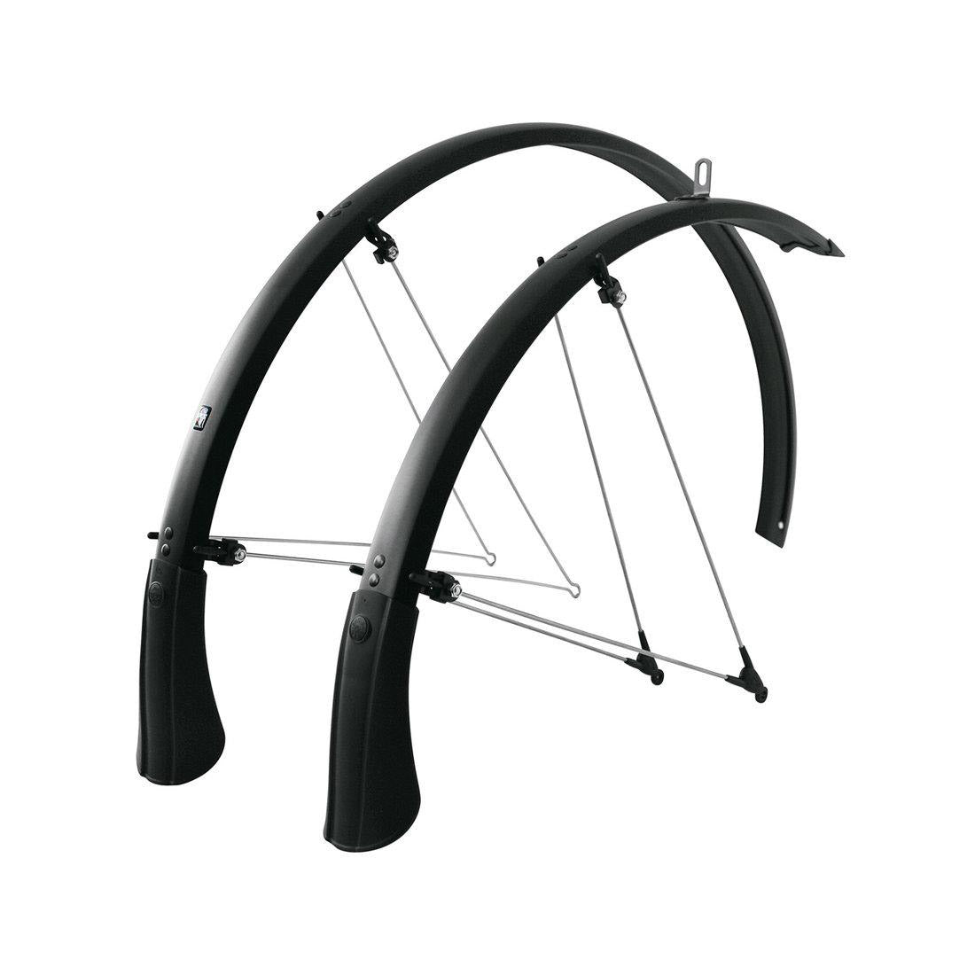 SKS spatbordset bluemels 28 45mm mat zwart