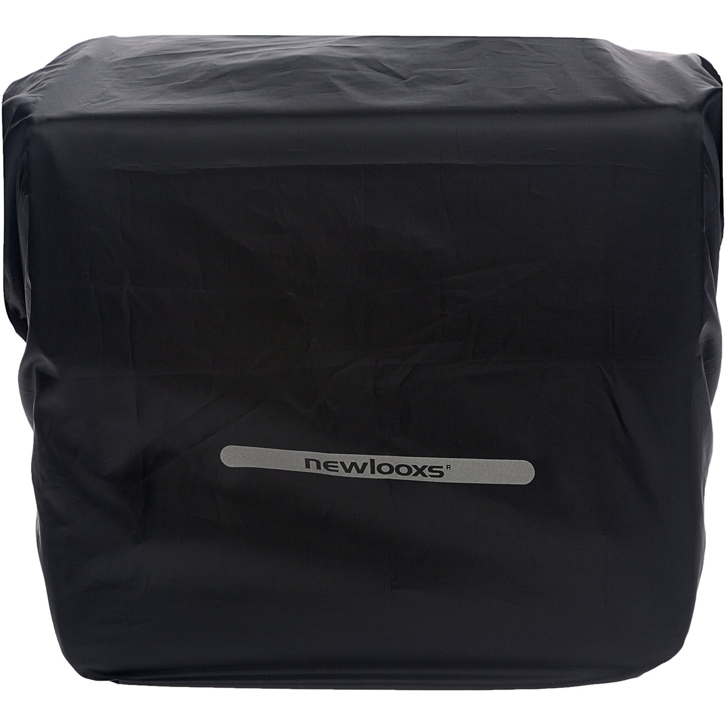 New Looxs Regenhoes Dubbel - Zwarte Waterdichte Polyester Fietstas - Reflectie - 40x97 cm