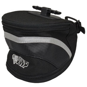 VWP zadeltas luxe l-nylon m klik-sluit. zwart