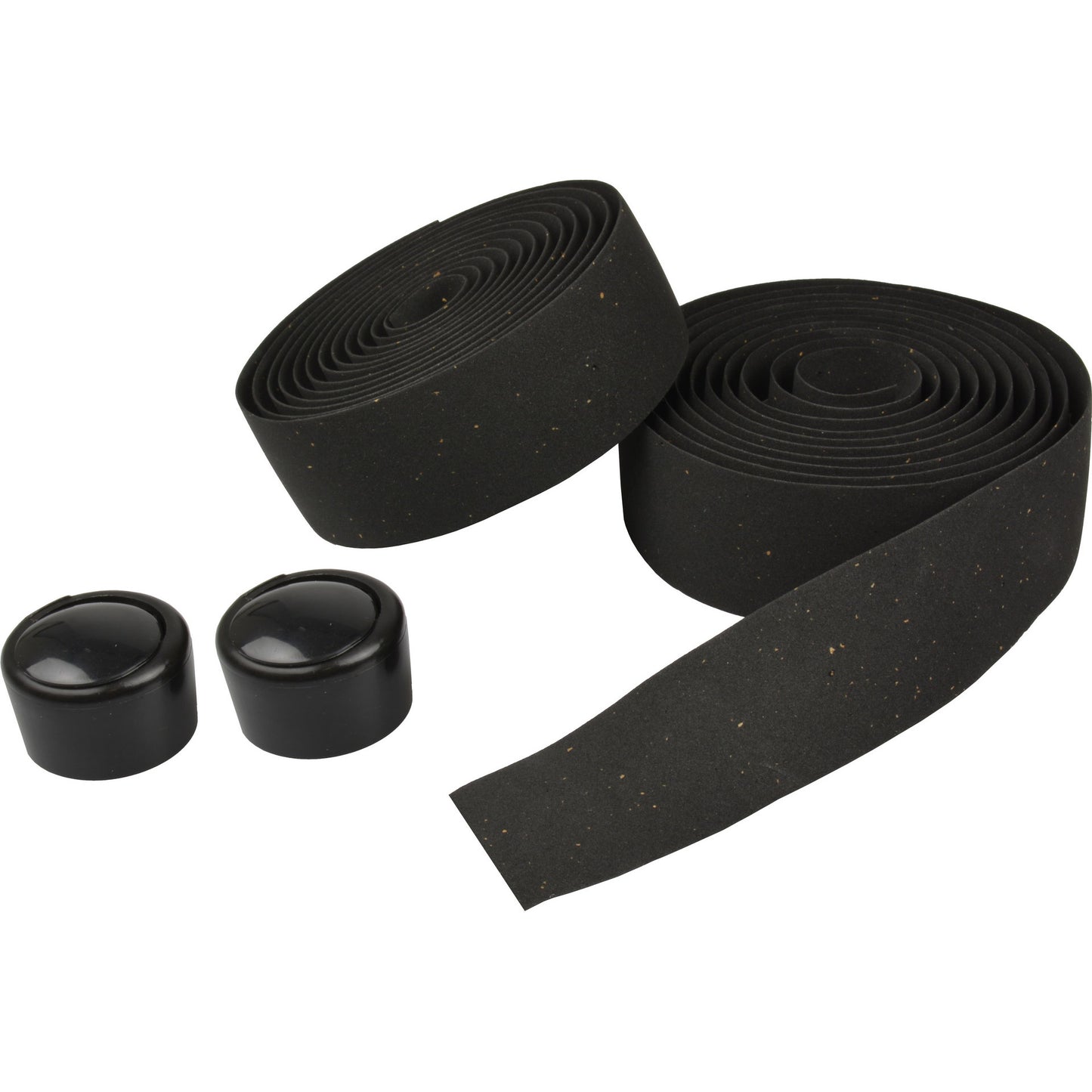 VWP stuurtape kurk zwart inclusief stuurdoppen (set)