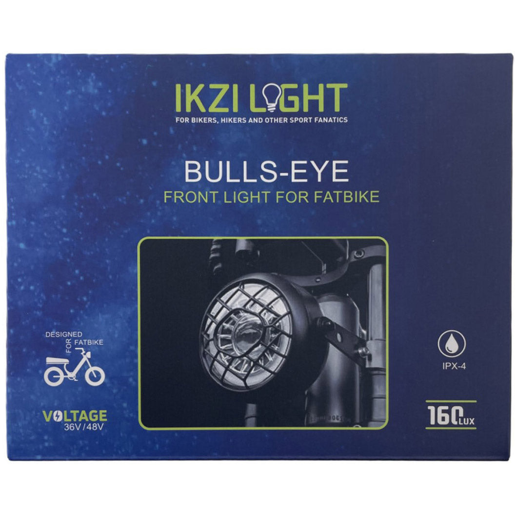 Buzaglo Ikzilight koplamp bulls-eye voor fatbike