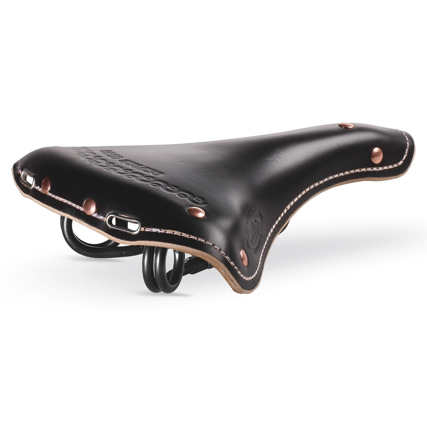 Monte Grappa zadel oxford club sport leer zwart