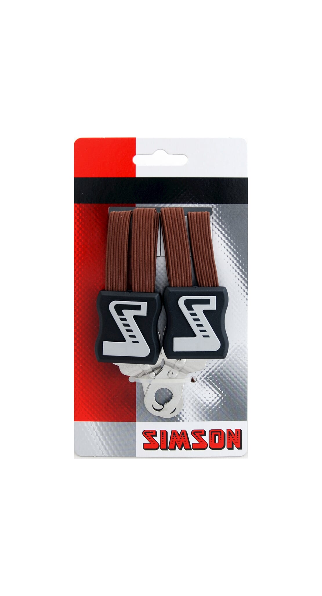 Snelbinder Trio Simson met 3 binders - bruin