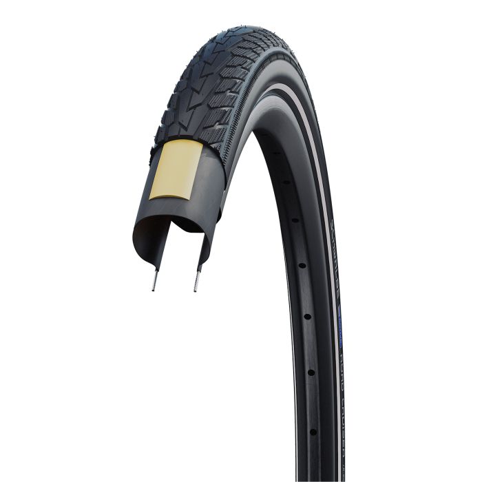 SCHWALBE Motion road cruiser - wired - green compound - k-guard - 700x40c - black + reflex