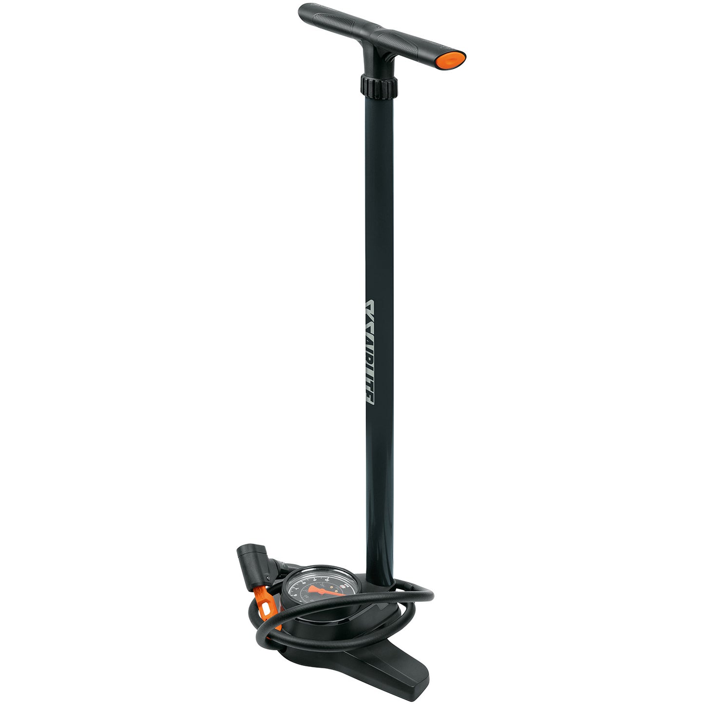 SKS vloerpomp airlite multivalve 10bar zw oranje