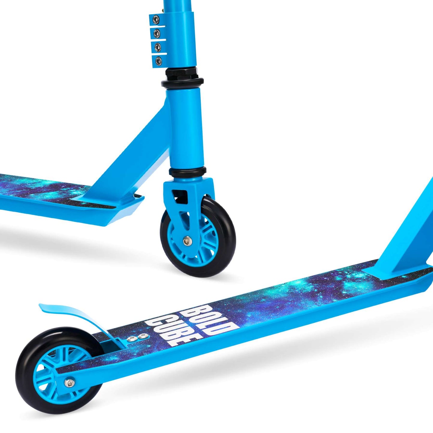 Volare Boldcube stuntstep - cyaan