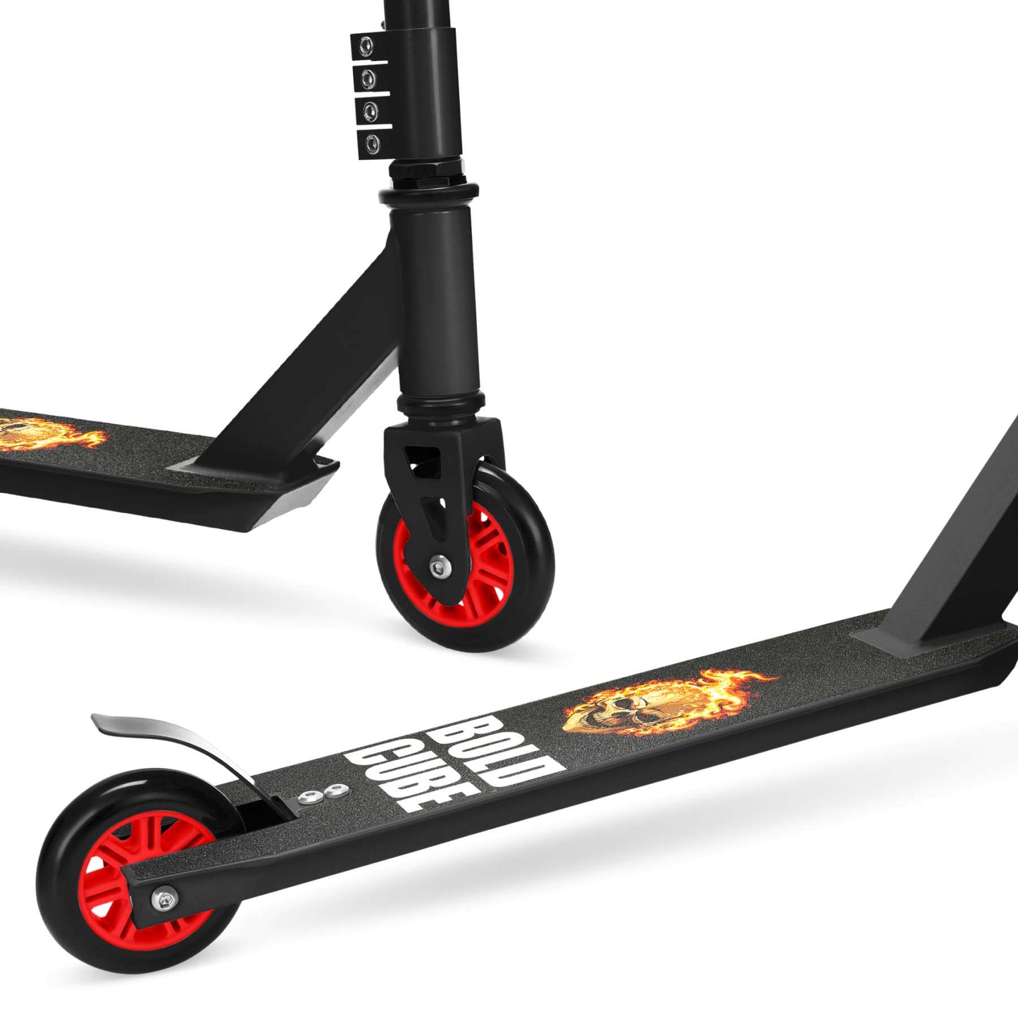 BOLDCUBE stuntstep - zwart