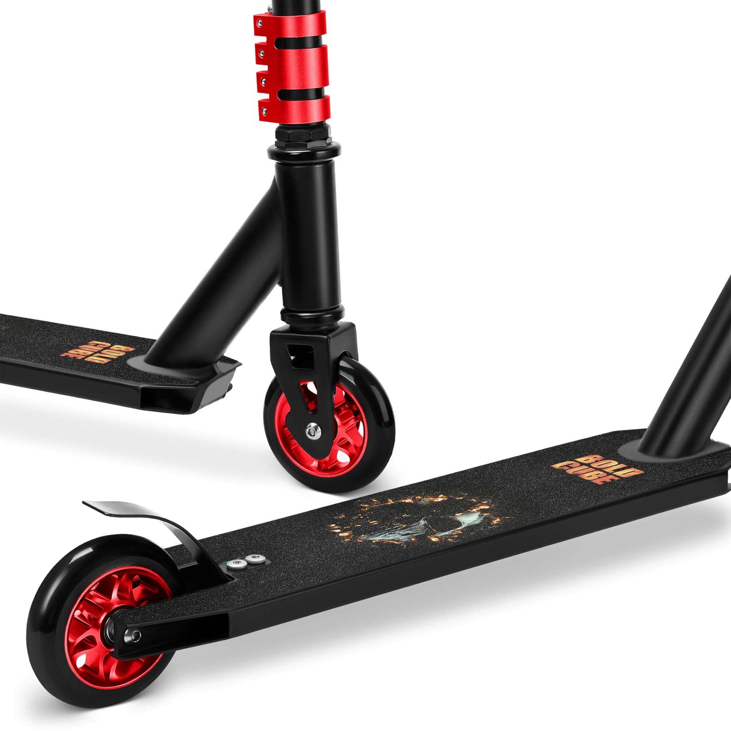 Volare Boldcube deluxe stuntstep - zwart