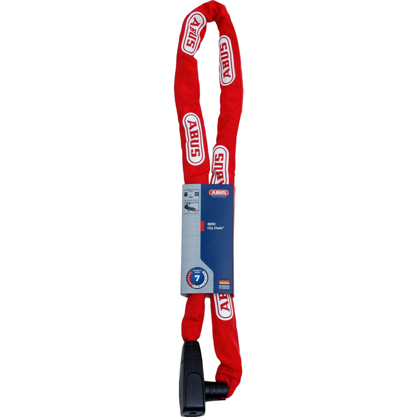 Abus CityChain 8800 95 rood - fietskettingslot