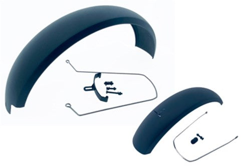 Mirage Spatbord set 20 fatbike incl. bevestiging - zwart