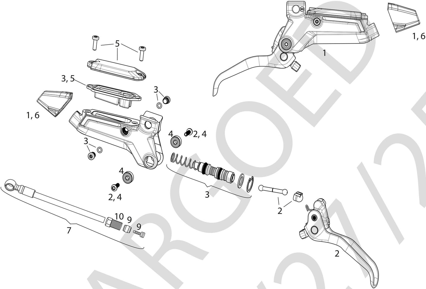 SRAM scheibenbremse motive silver disc brakes hint. motifs silver black