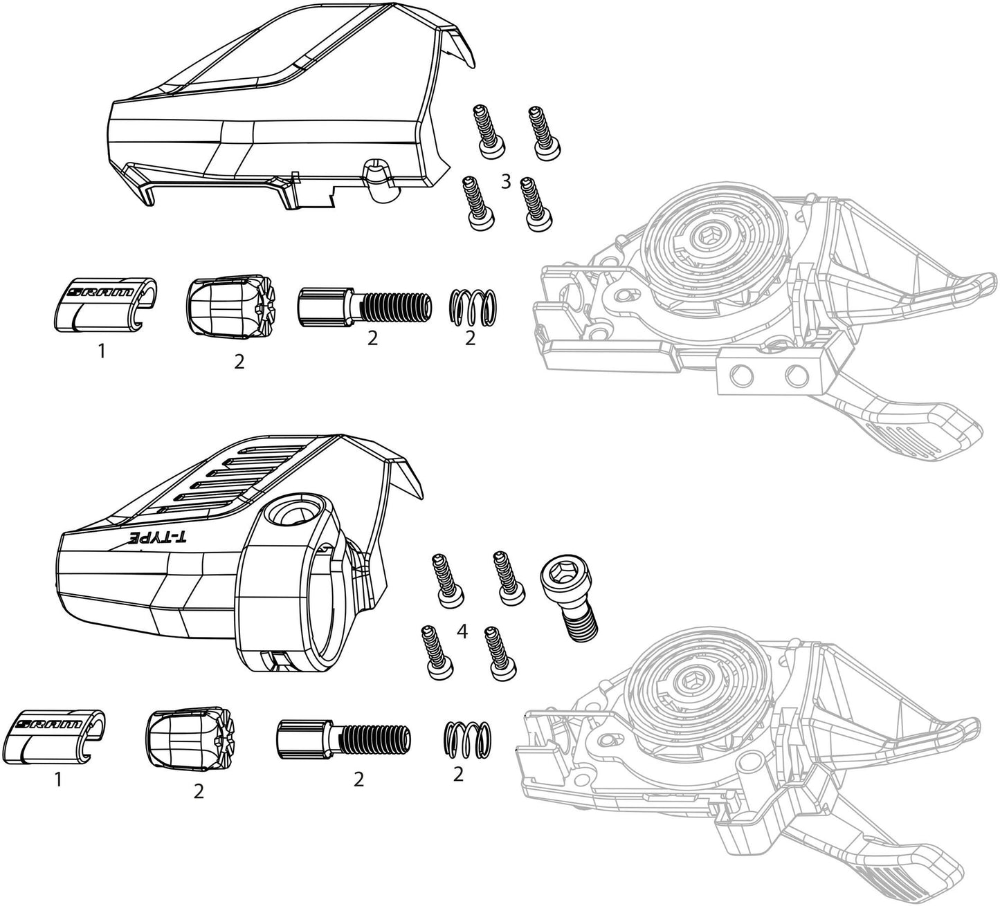 SRAM Versteller eagle 90 t single click a1