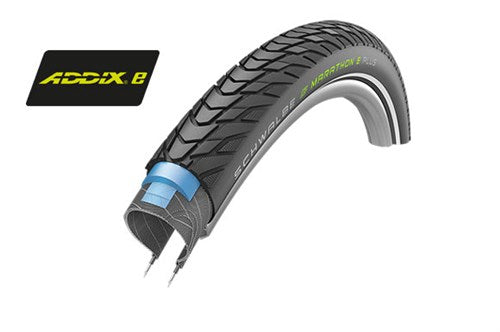 Buitenband Schwalbe Marathon E-Plus Performance Line 27.5 x 2.00 50-584 mm - zwart met reflectie
