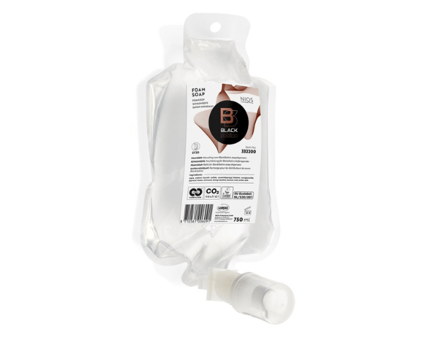 Satino black niqs foamzeep geurloos (6x750ml)