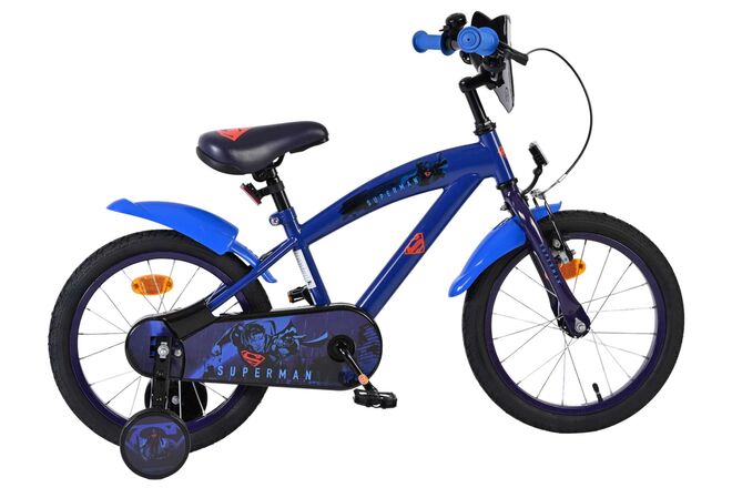 Volare Superman kinderfiets - jongens - 16 inch - blauw