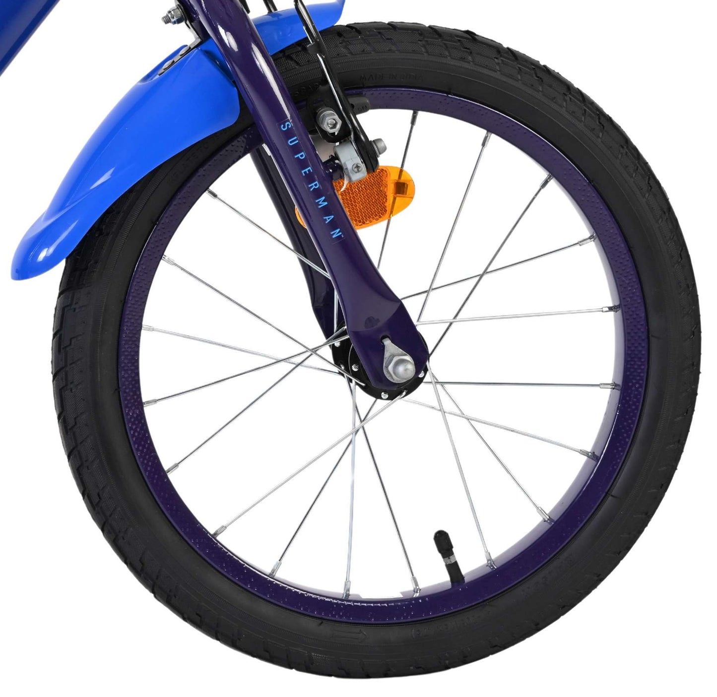 Volare Superman kinderfiets - jongens - 16 inch - blauw