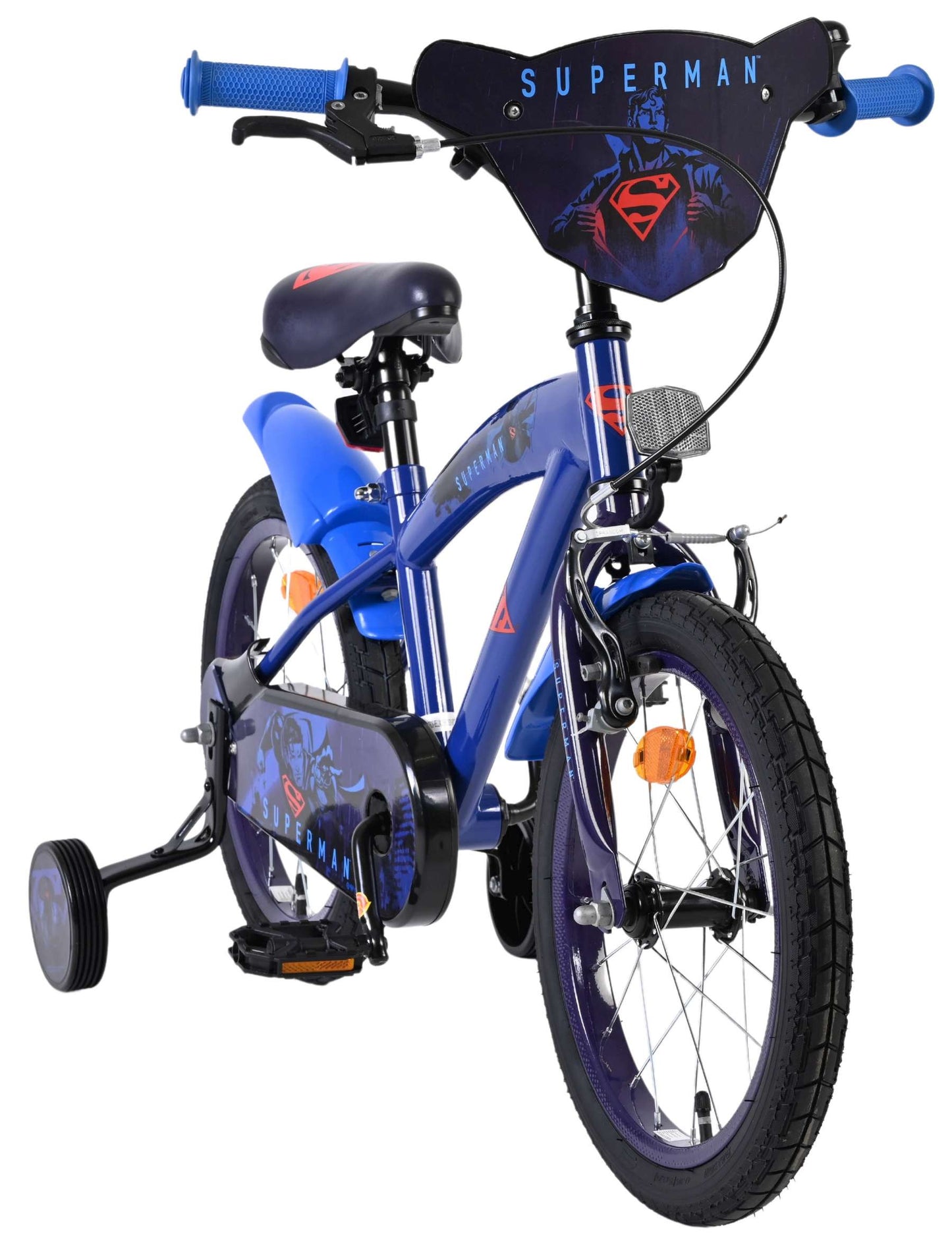 Volare Superman kinderfiets - jongens - 16 inch - blauw