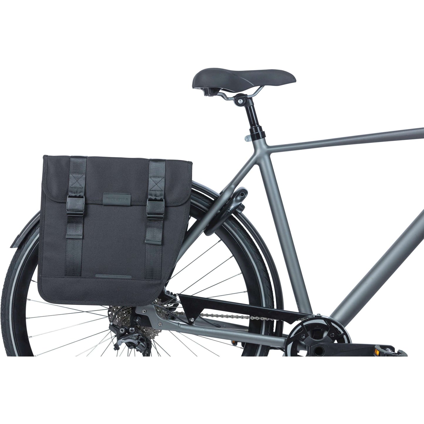 Basil Tour dubbele fietstas zwart 35L