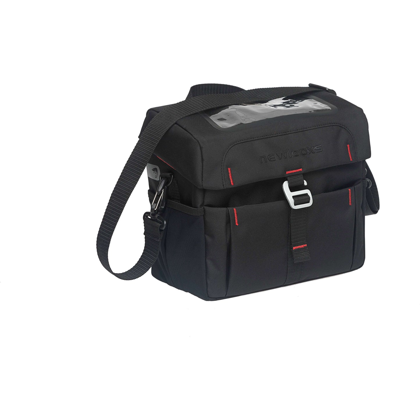 Vigo Handlebar Bag - sportieve stuurtas, waterdicht, verstevigd, reflecterend, zwart