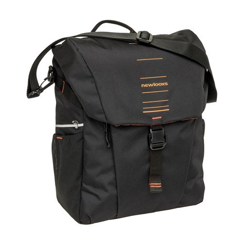 Newlooxs Tas new looxs vigo enkel | zwart oranje | 20l