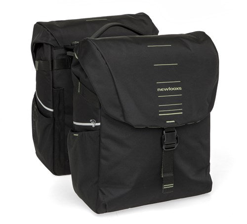 Burgers - New Looxs New looxs vigo 536.155mik2 zwart groen dubbeltas mik 40l