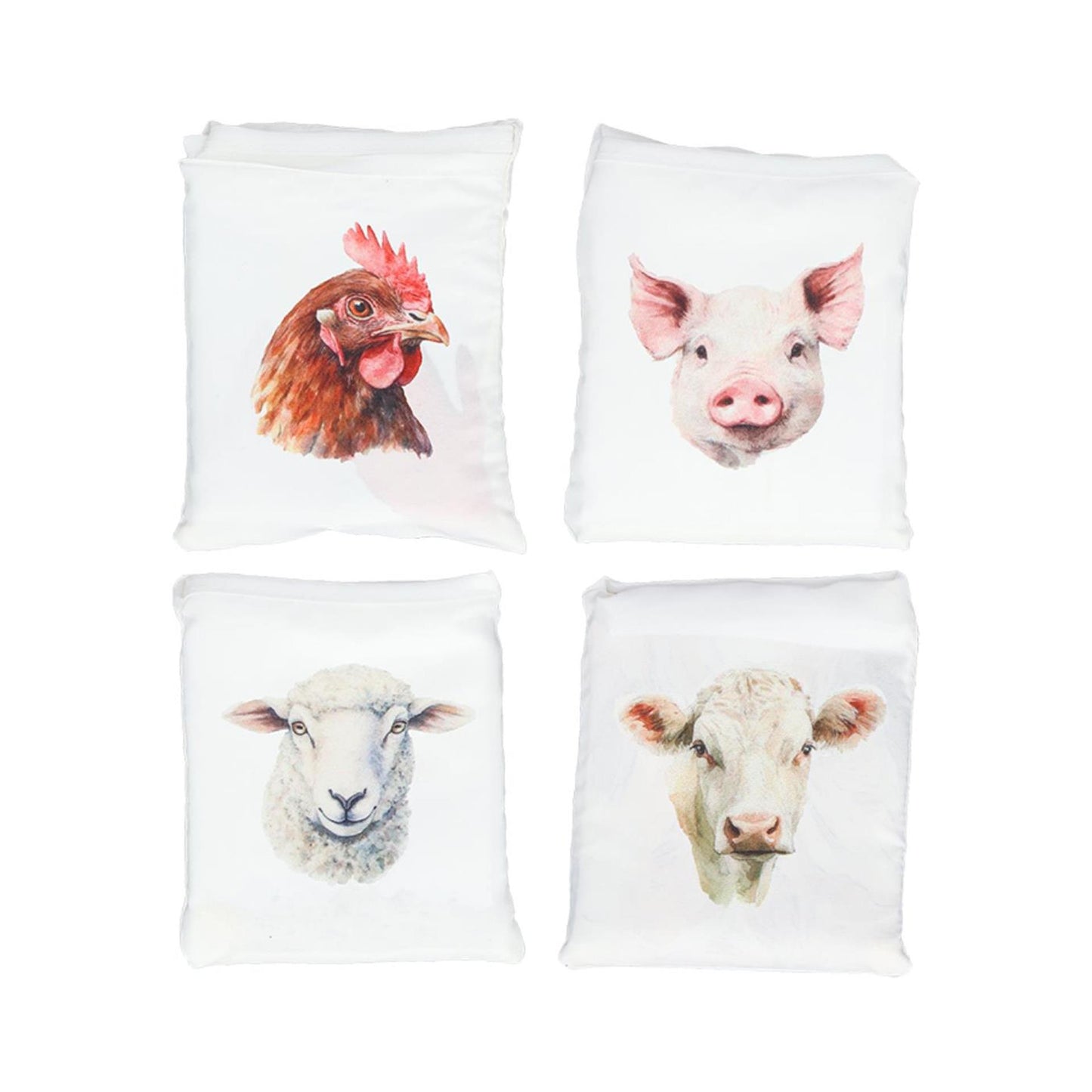 Esschert Design opvouwbare tas boerderij