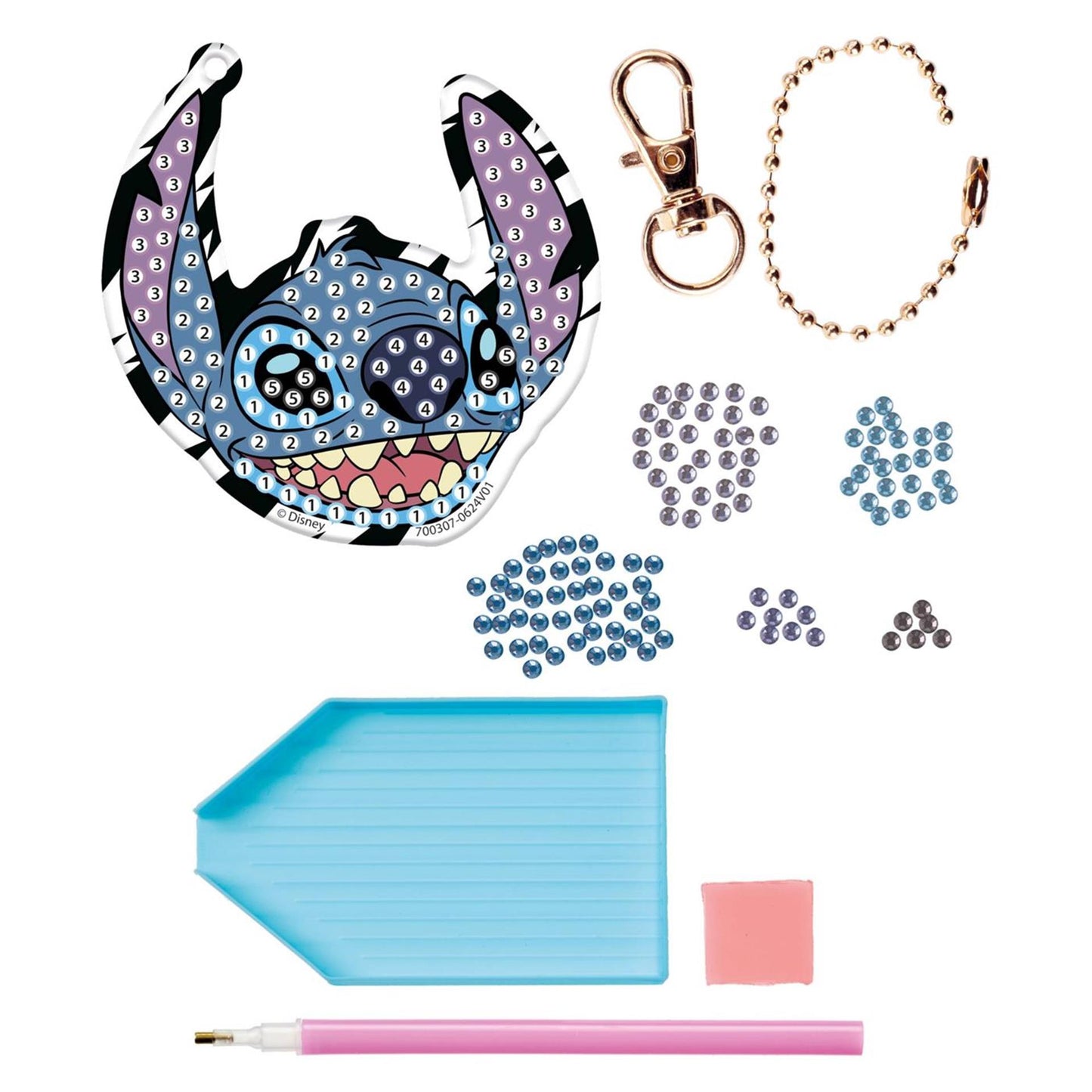 Moxy Stitch diamond painting sleutelhanger