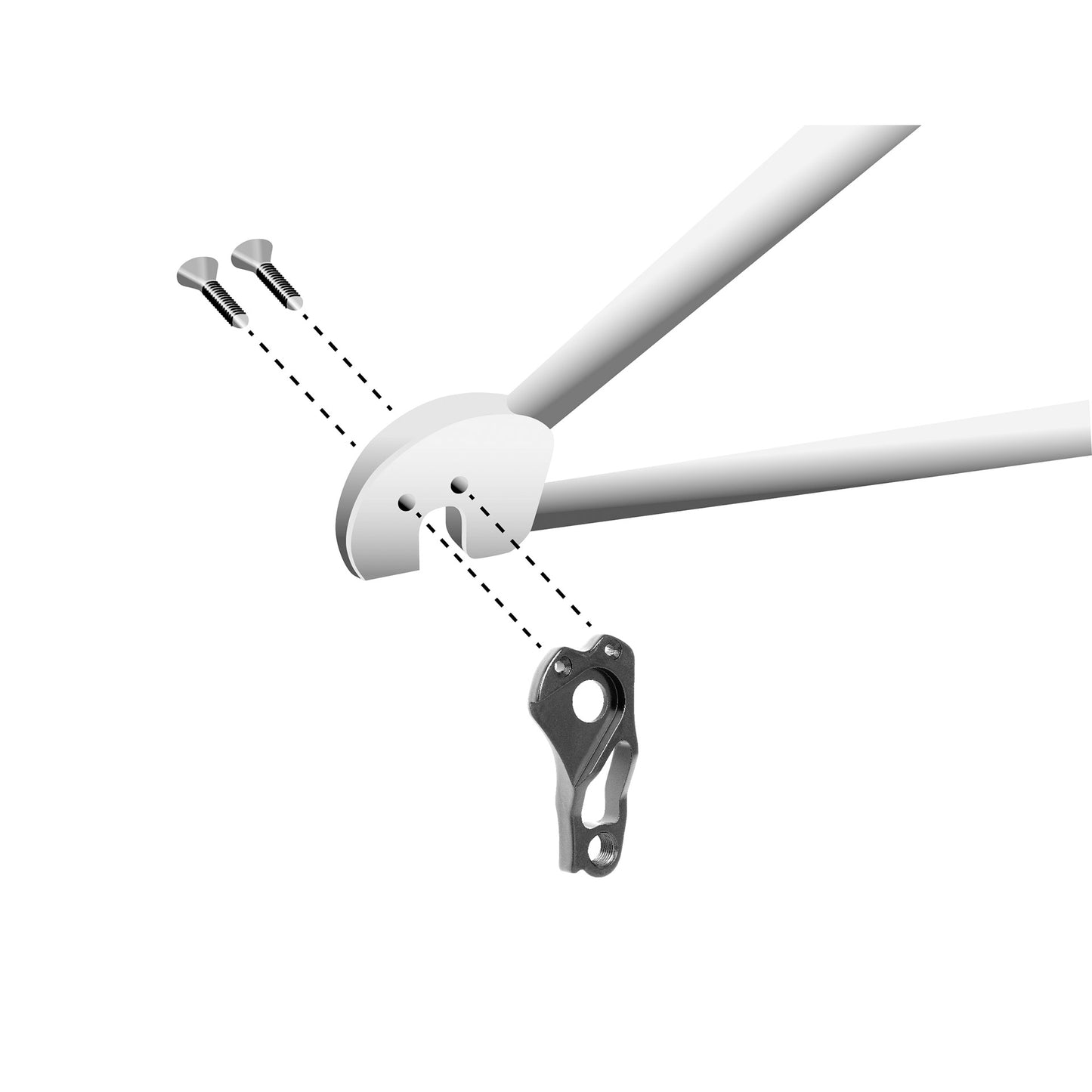 UNION schaltauge derailleur hangers gh-323 screws included