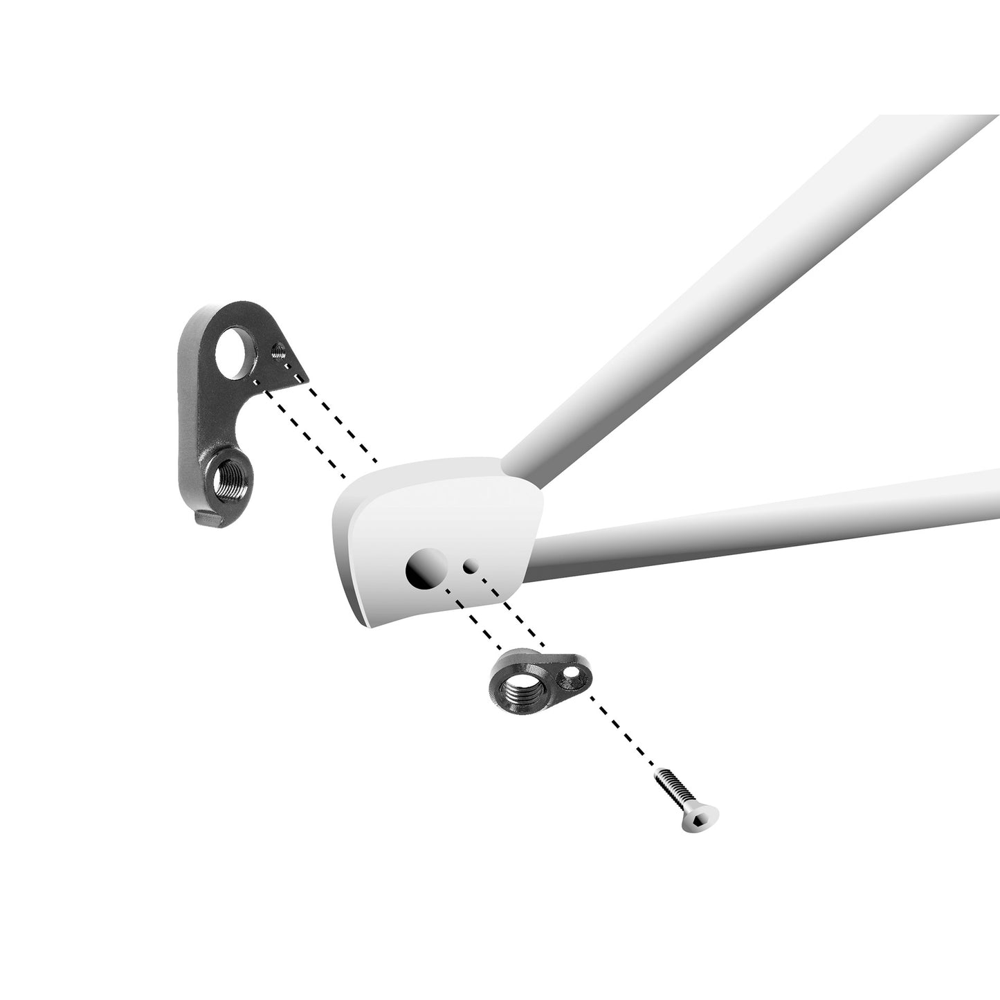 UNION schaltauge derailleur hangers gh-324 screws included