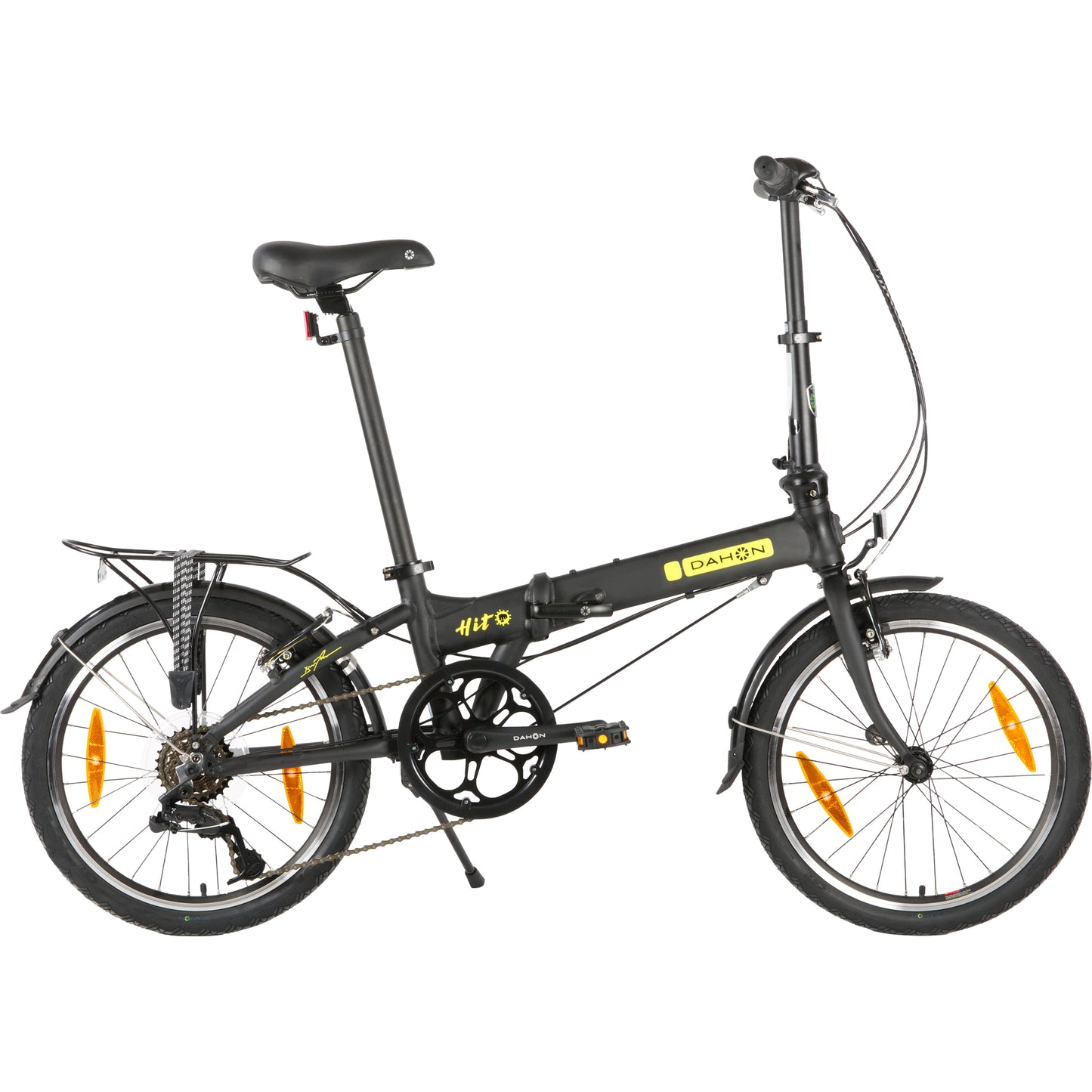 Buzaglo Dahon vouwfiets 20 hit 6 spd. derailleur v-brakes pitch (mat zwart)