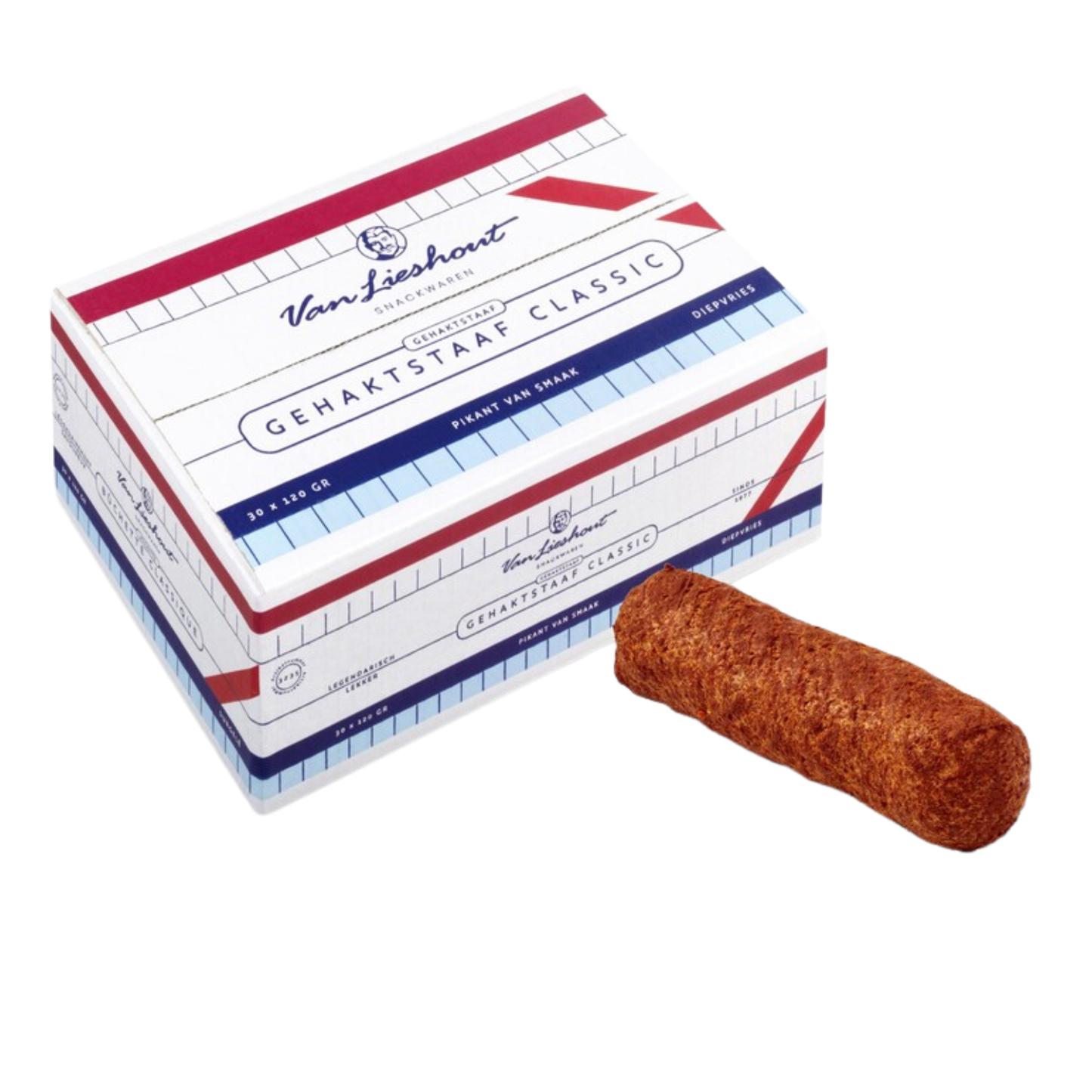 Van Lieshout gehaktstaaf classic (30x 120 gr)